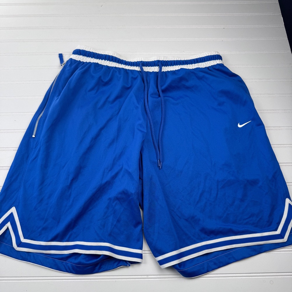 NEW Nike Men's XXL Blue Dri-Fit Basketball Shorts Loose Fit